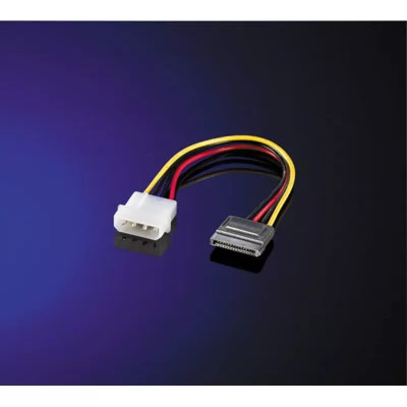 Maitinimo adapterio kabelis ROLINE 4 kontaktų HDD į SATA 0,15 m