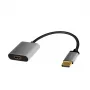 LogiLink CDA0108 video kabelio adapteris 0,15 m DisplayPort HDMI juoda pilka