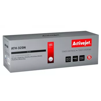 Activejet ATH-320N dažų miltelių kasetė (pakaitalas HP 128A CE320A; Supreme; 2000 puslapių; juoda)