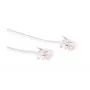 Telefono kabelis Microconnect MPK182W RJ11 RJ11 2 m baltas
