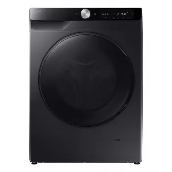 Samsung skalbimo mašina - džiovyklė WD90DG6G94BBU4, skalbimo-džiovinimo kombinuotas prietaisas, 9 kg - 5 kg, 1400 aps./min., energijos klasė E, gylis 56 cm, juoda
