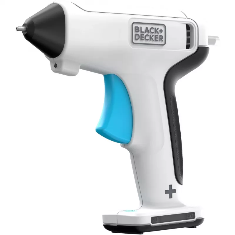 Juoda+Decker BCGL115-XJ karštų klijų pistoletas 3,6 V įkraunama baterija USB-C įkrovimo laidas 1 (BCGL115-XJ)