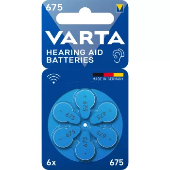Vienkartinė baterija Varta 675 PR44 cinko-oro 5,35 mm 1,16 cm 1,75 g