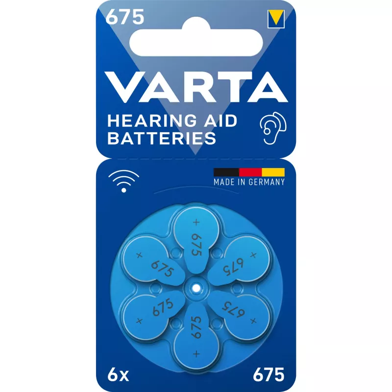 Vienkartinė baterija Varta 675 PR44 cinko-oro 5,35 mm 1,16 cm 1,75 g
