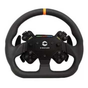 Simucube Valo GT-23 SC3 simracing vairas, 320 mm skersmuo, GT dizainas, SC3 greito atjungimo sistema - juoda, oda