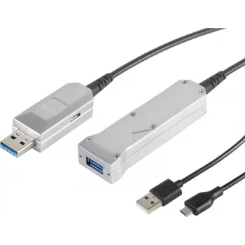 USB ilginamasis kabelis ShiverPeaks S/CONN 50 m USB 3.0 A į USB 3.0 A + USB Micro B