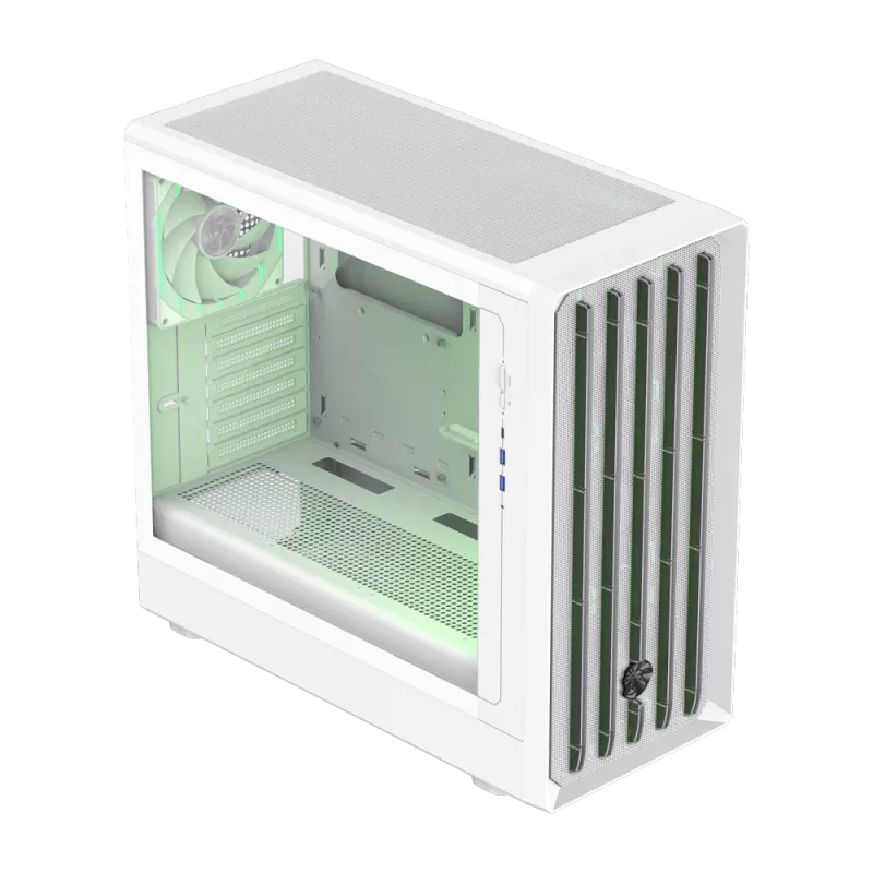 Gamemax korpusas | CLAW 460 WH | Baltas | Mid-Tower | Maitinimo blokas komplekte: Ne