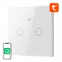 Išmanusis jutiklinis WiFi šviesos jungiklis Gosund SLS2 (modelis SW12) — lietimo valdymas, Wi‑Fi ryšys, pasirenkamas N/Dvigubas laidų sujungimas