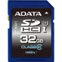 ADATA Premier SDHC UHS-I U1 Class10 32GB, 32 GB, SDHC, Class 10, 30 MB/s, 10 MB/s, Juoda, Blue