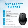 HP 435 Multi-Device Wireless pelė, Ambidextrous, RF Wireless + Bluetooth, 4000 DPI, Juoda
