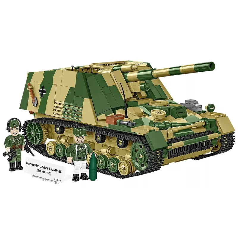 Konstruktorius Cobi Panzerhaubitze Hummel 1118 dalių modelio rinkinys