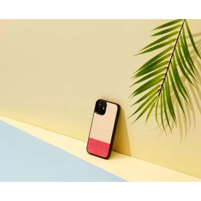 Apsauginis telefono dėklas man and wood iPhone 12 mini — juodas
