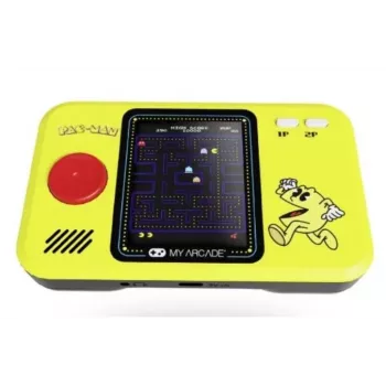 Nešiojama retro arkadinė konsolė keine Marke My Arcade Pocket Player Pro Pac-Man — nešiojamas įrenginys su įmontuotais klasikiniais arkadiniais žaidimais