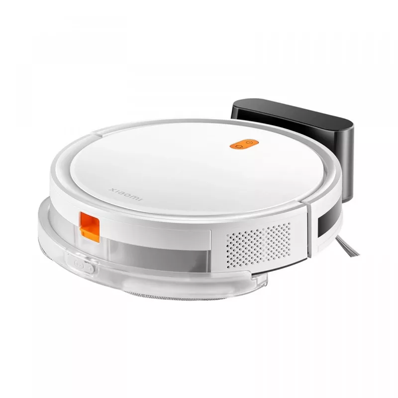Robot vacuum Xiaomi E5 White — 2000 Pa suction, 2600 mAh battery, 110 min runtime, 0.4 L dustbin, wet mopping
