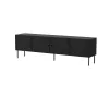 Cama 4D RTV spintelė PALAZZO BIS 201x40x60 juodas matinis