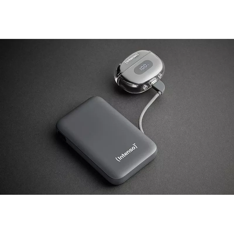 Išorinė baterija USB 10000MAH/PILKA S10000 7333034 Intenso