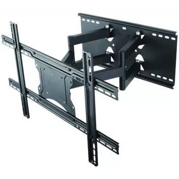 Sieninis laikiklis ART AR-87 40–80 colių ekranams, 60 kg, VESA iki 600×400, pakreipimas 12°, pasukimas 45°, ištraukimas 5,6–45,8 cm
