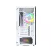 PC korpusas Montech X5M (W) Micro Tower, baltas — Micro-ATX/Mini-ITX, palaiko ATX PSU, 3x120mm priekyje, 1x120mm gale, 2x3.5 colio nišos, 4x2.5 colio nišos