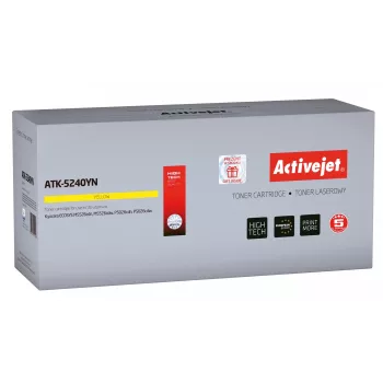 Activejet ATK-5240YN toneris (pakaitalas Kyocera TK-5240Y; Supreme; 3000 puslapių; geltonas)
