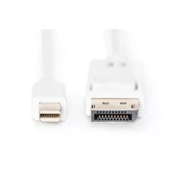 DisplayPort prijungimo laidas Digitus AK-340102-010-W