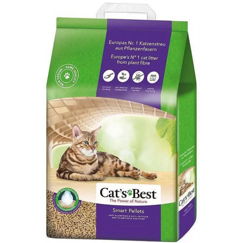 Medžio granulės CAT’S BEST Smart Pellets 10kg