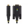 StarTech.com 4 m dviejų prievadų USB–serijinė sąsaja adapterio kabelis, keičiami DB9 varžtai/veržlės, COM išsaugojimas, USB-A į DB9 RS232, FTDI, 4 lygio ESD apsauga, Windows/macOS/ChromeOS/Linux – tvirta TPE konstrukcija