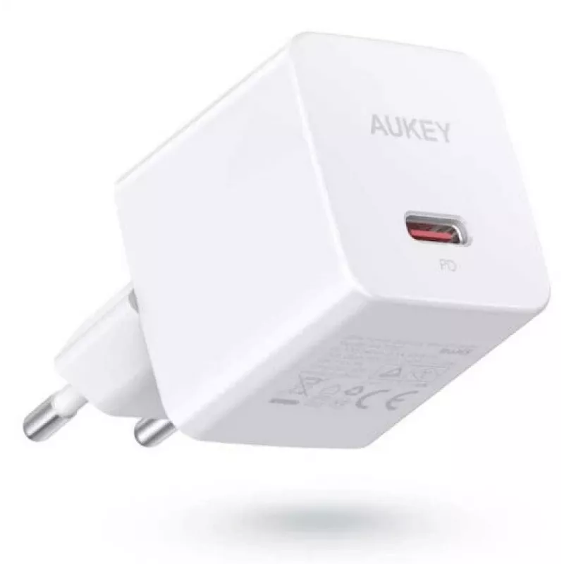 Mini tinklo įkroviklis PA-Y20S baltas 1xUSB-C 20W PD Power Delivery