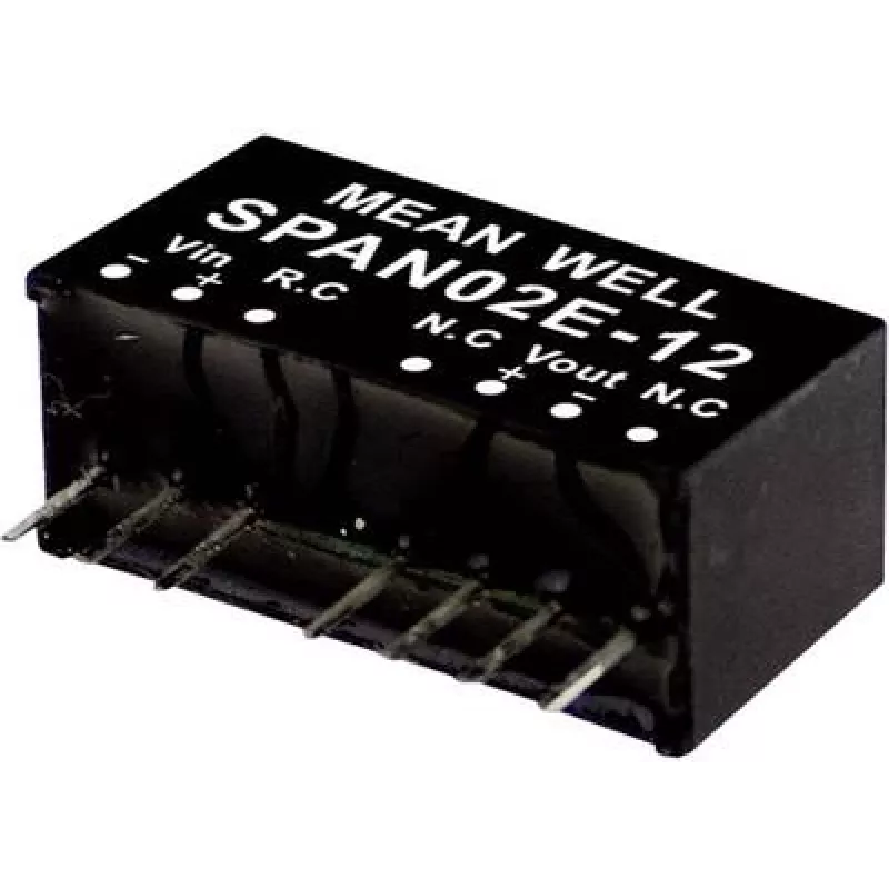 maitinimo adapteris Mean Well SPAN02C-05 2 W išėjimo galia 5 V įėjimo įtampa 36–75 V RoHS