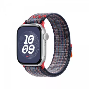 40 mm mėlynas/raudonas Nike Sport Loop