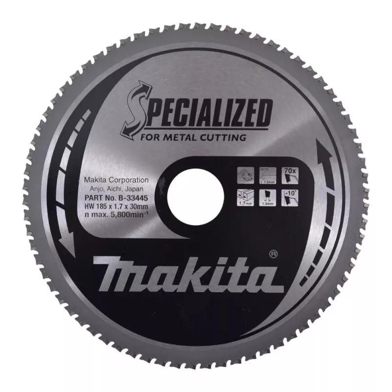 Makita specializuotas diskinis pjūklo diskas 18,5 cm 1 vnt.