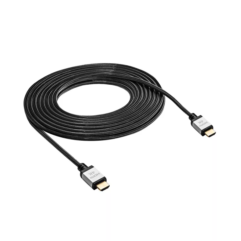Akyga AK-HD-100P HDMI 2.0 kabelis, pintas, PRO serija, 10 m, juodas