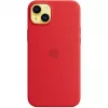 “Apple iPhone 14 Plus” silikoninis dėklas su “MagSafe” – (PRODUCT)RED