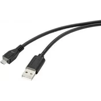 Renkforce RF-4716836 USB laidas, juodas