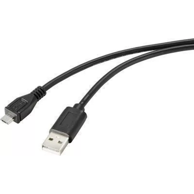 Renkforce RF-4716836 USB laidas, juodas