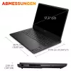 HP OMEN Gaming nešiojamas kompiuteris 17,3 inch FHD IPS Ryzen AI 7 350 32GB/1TB RTX 5060 144Hz Win11 17-db1476ng - klaviatūros išdėstymas gali būti vokiškas