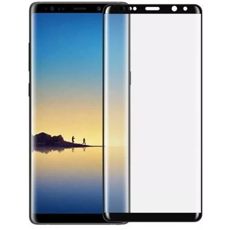 Devia grūdinto stiklo ekrano apsauga Samsung Galaxy Note8 — 3D lenkta, juoda