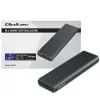 M.2 NVMe SSD korpusas QOLTEC 52630 — USB 3.1 Gen2 10Gb/s, skirtas M.2 NVMe diskams