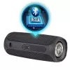 Nešiojamas garsiakalbis MANTA SPK130GO BT — Bluetooth 5.0, TWS, FM, 10 W RMS, įkraunamas (juodas, 8×8×19 cm)