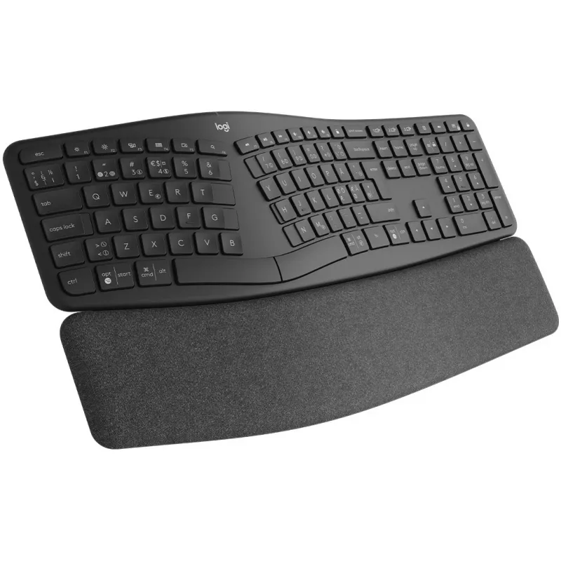 Logitech ERGO K860 - klaviatūra - belaidė - 2,4 GHz, Bluetooth 5.0
