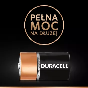 Baterija Duracell Basic D (R20) – pakuotėje 2, pirminiai cinko-anglies elementai