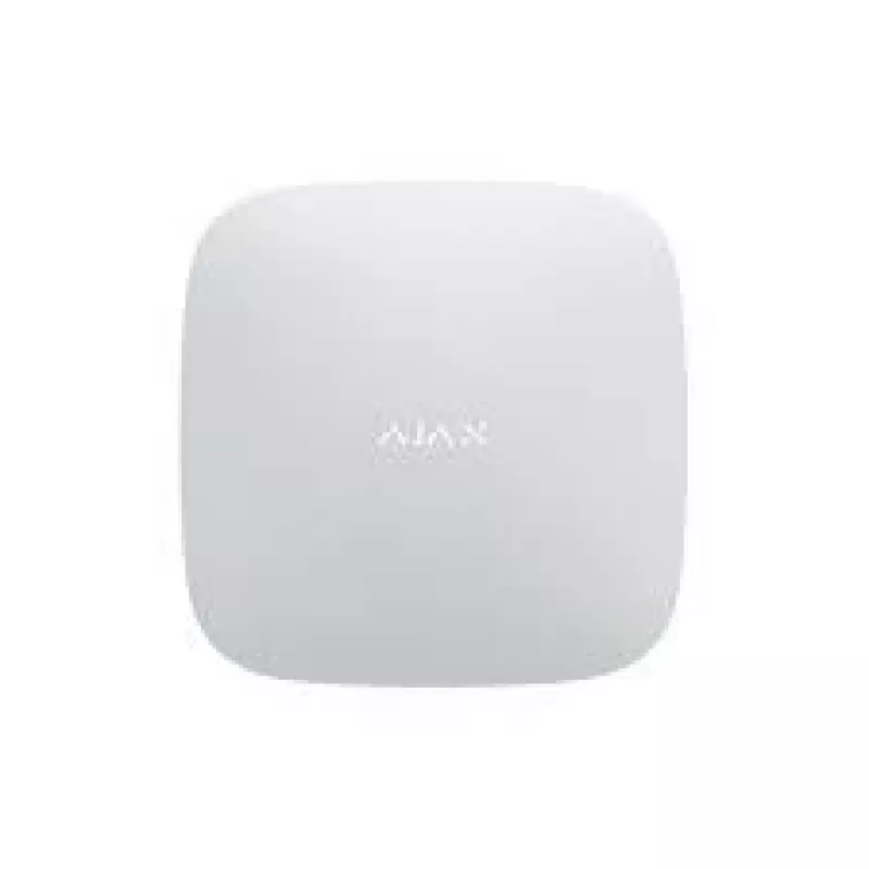 Ajax Hub 2 4G baltas — centrinis apsaugos sistemos valdymo pultas su 4G palaikymu, baltas