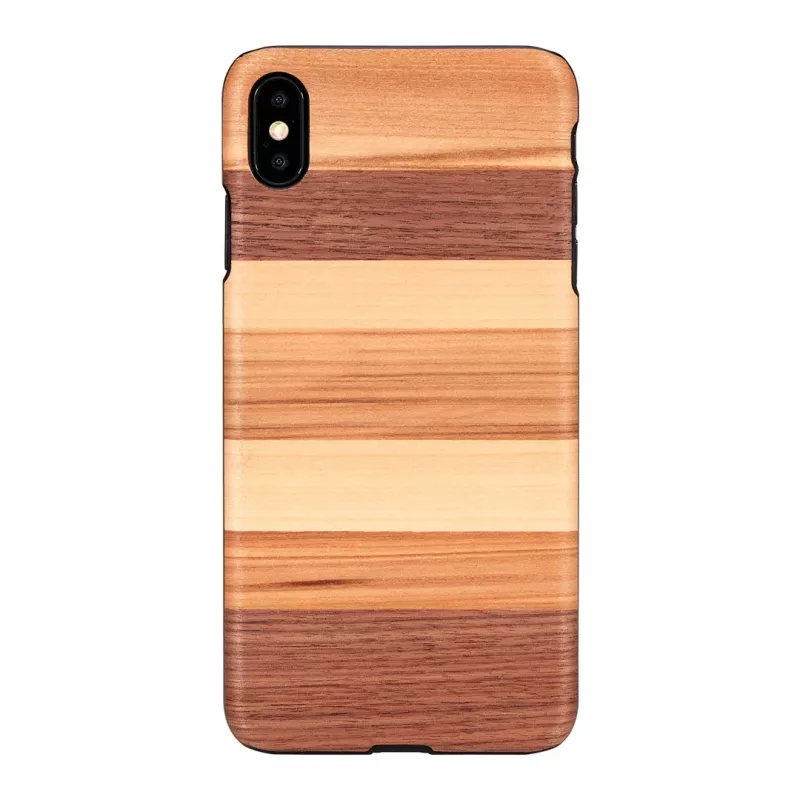man and wood išmaniojo telefono dėklas iPhone XS Max – juodas