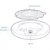 Belaidis prieigos taškas Teltonika TAP400 Wi‑Fi 6, 2.4/5 GHz, 3000 Mbit/s, PoE, 1x LAN, 3 antenos, balta