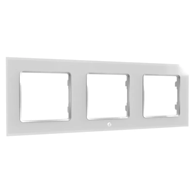 Sieninis jungiklis Shelly WF3 balta, be varžtų dizainas, 220 mm plotis