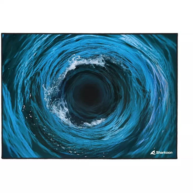 pelė Pad Sharkoon SFM12 Juoda Blue White