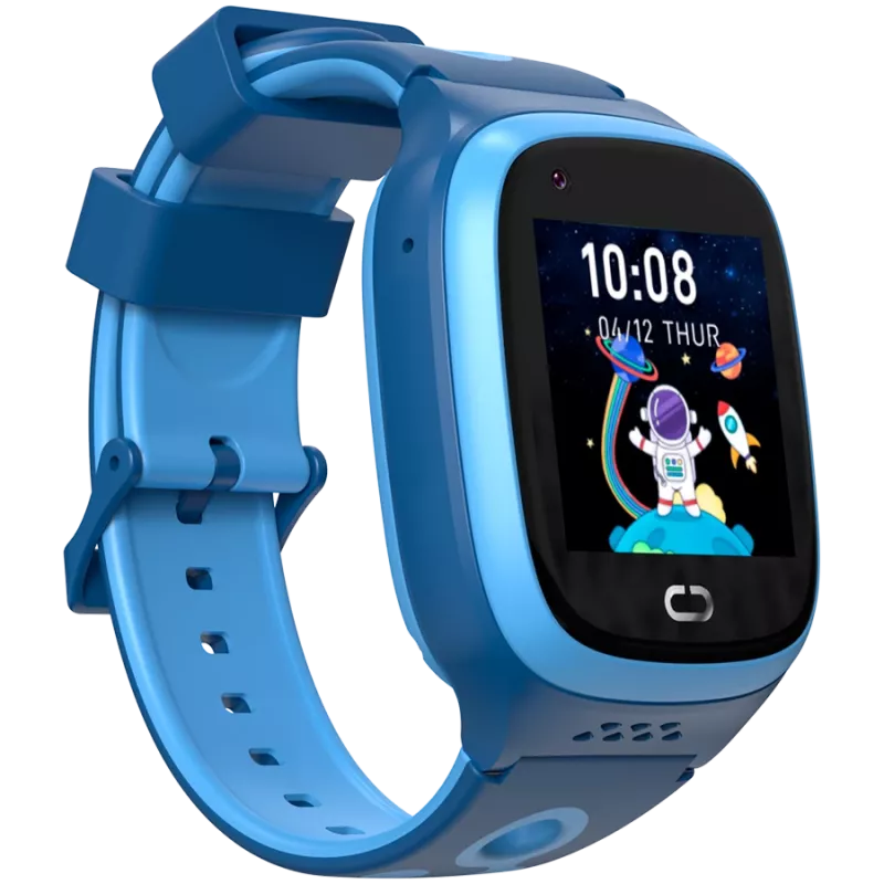 Canyon vaikų laikrodis ZEFIR KW-49 E-SIM 4G GPS WiFi Vaizdo įrašai Muzika Žaidimai Anglų kalbos mokymasis, Mėlyna