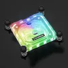Vandens blokas Barrow LTYK3-04I Juoda Acrylic RGB procesoriaus aušinimui, akrilo viršus, RGB apšvietimas
