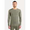 ODLO BL TOP crew neck l/s ACTIVE WARM ilgomis rankovėmis termo apatiniai, M dydis, pilka
