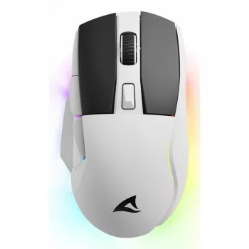 Sharkoon SGM50W žaidimų pelė dešiniarankiams RF belaidė + USB Type-A optinė 6400 DPI