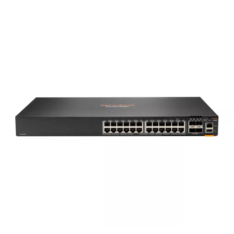 HPE Aruba Networking CX 6200F 24G 4SFP+ komutatorius - valdomas